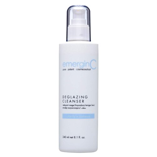 emerginC Deglazing Cleanser - Soap-Free Face Wash for Oily & Blemish-Prone Skin | 8.1 oz (240 ml)