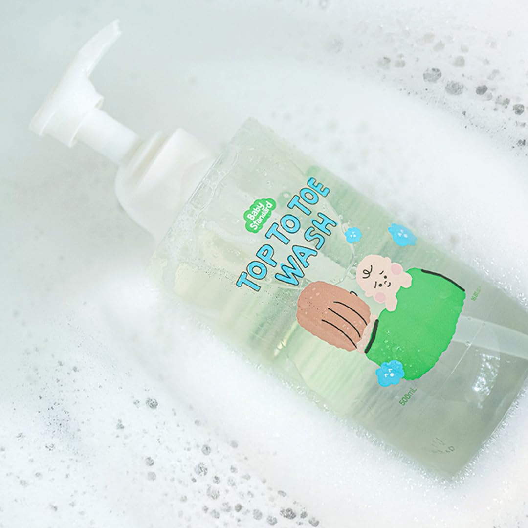 Skiennix Baby Wash & Shampoo - Tear-Free, Low pH Plant-Based Cleanser for Sensitive Skin | 16.9 fl. oz.