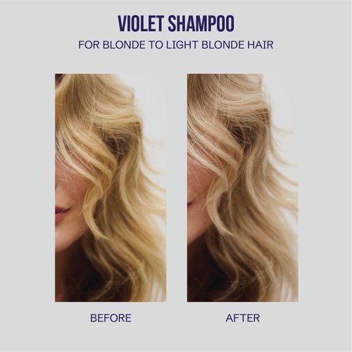 Oligo Professionnel Blacklight Violet Shampoo - Sulfate-Free & Vegan Formula for Blondes - 8.5oz
