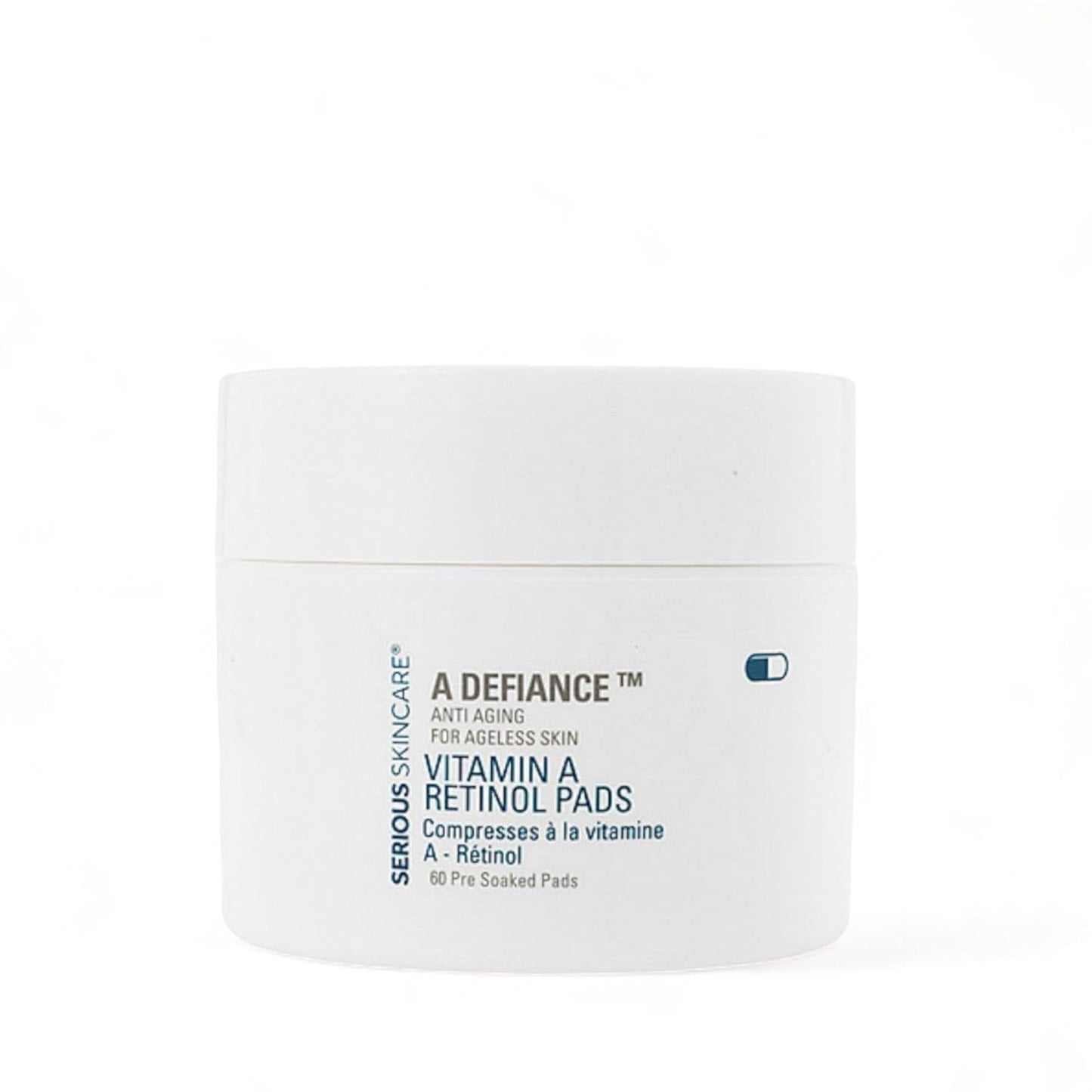 Serious Skincare Retinol Vitamin A Resurfacing Pads - Exfoliate Skin & Reduce Wrinkles - 60 Pre-Moistened Discs