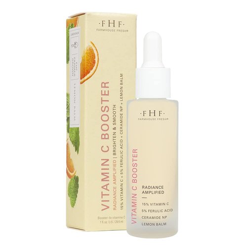 FarmHouse Fresh Vitamin C Face Serum - Hydrating & Brightening Formula for Radiant Skin | 1 Fl. Oz.