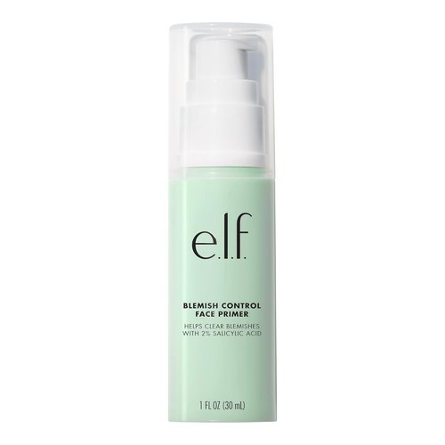 e.l.f. Blemish Control Face Primer - Soothing & Hydrating Makeup Primer for Blemish-Free Skin | Large Size