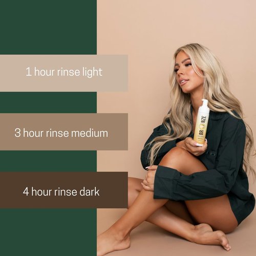 Express Self Tanning Mousse - Fast Bronzed Glow with Hyaluronic Acid | Fragrance-Free, Lightweight & Non-Sticky | 6.7 fl oz