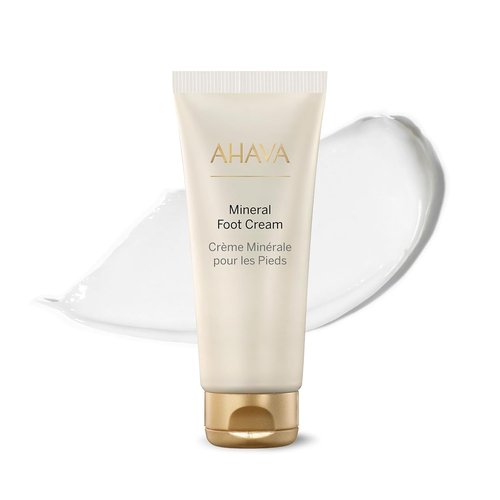 AHAVA Dead Sea Water Mineral Foot Cream - Nourishes & Hydrates Dry Feet | Prevents Cracks & Irritations