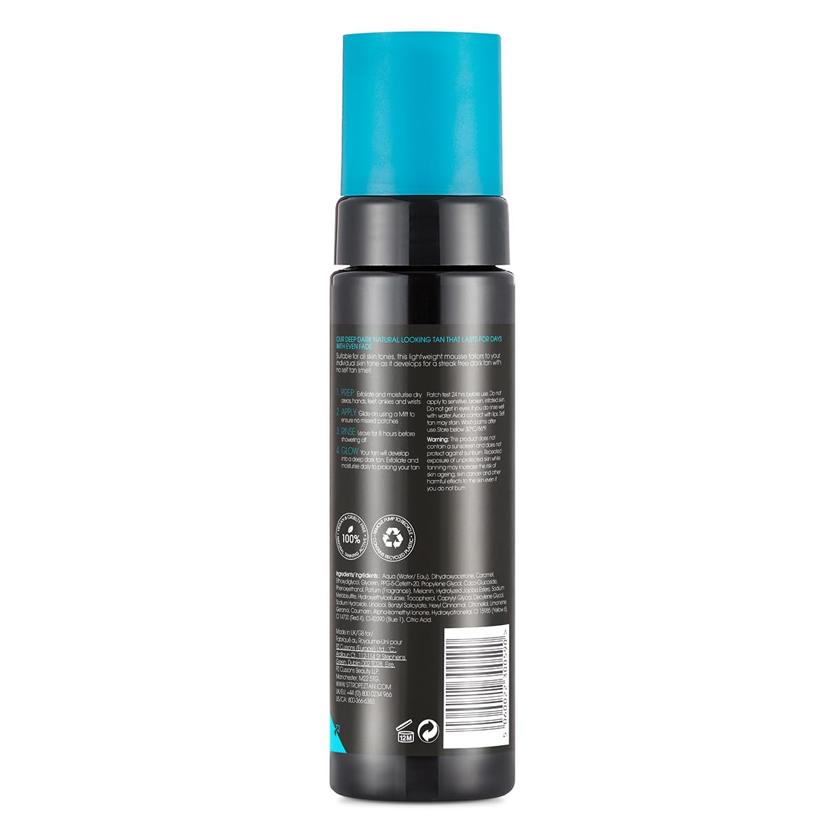 St. Tropez Self Tan - Suprême Violet Bronzing Mousse for a Flawless, Natural Glow - 200ml