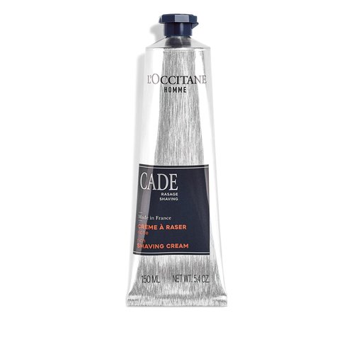 L'OCCITANE Cade Shaving Cream - Rich Foam for a Smooth Shave | Infused with Shea Butter, Made in France