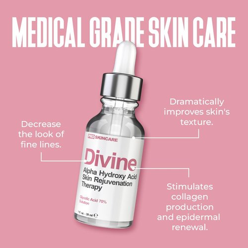 Glycolic Acid Peel 70% - Professional At-Home Chemical Peel for Acne Scars & Wrinkles | Liquid Exfoliant