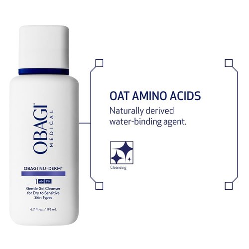 Obagi Nu-Derm Gentle Face Cleanser - Soothing Formula for All Skin Types | 6.7 oz