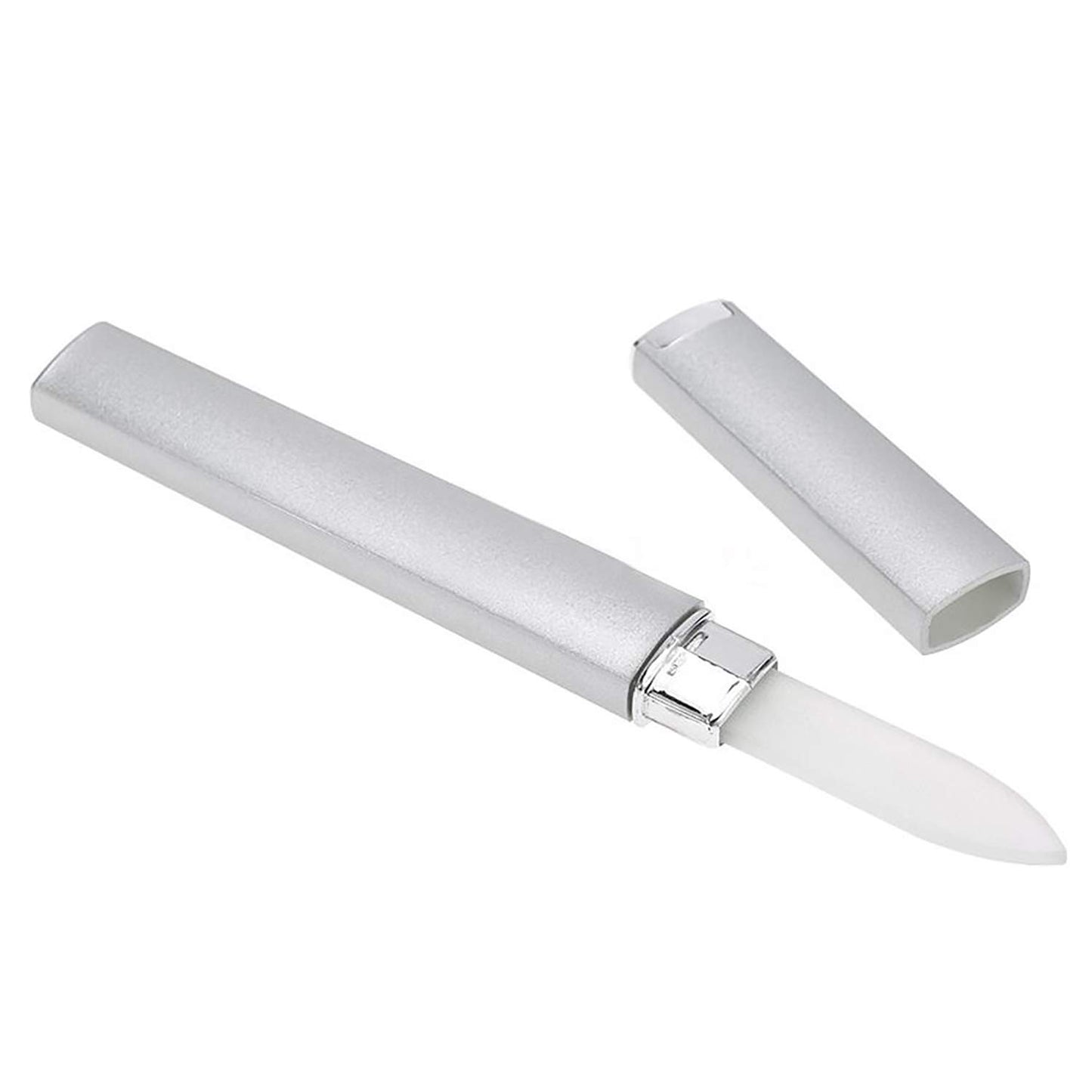 Skiennix Beauty Glass Nail File Set - 6 Professional Double-Sided Files with Protective Case for Smooth Manicure & Pedicure