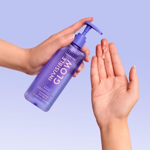 MineTan Clear Self Tanning Gel - Super Dark Invisible Tan for Face & Body | Hydrating, Quick Apply, 8 Fl Oz