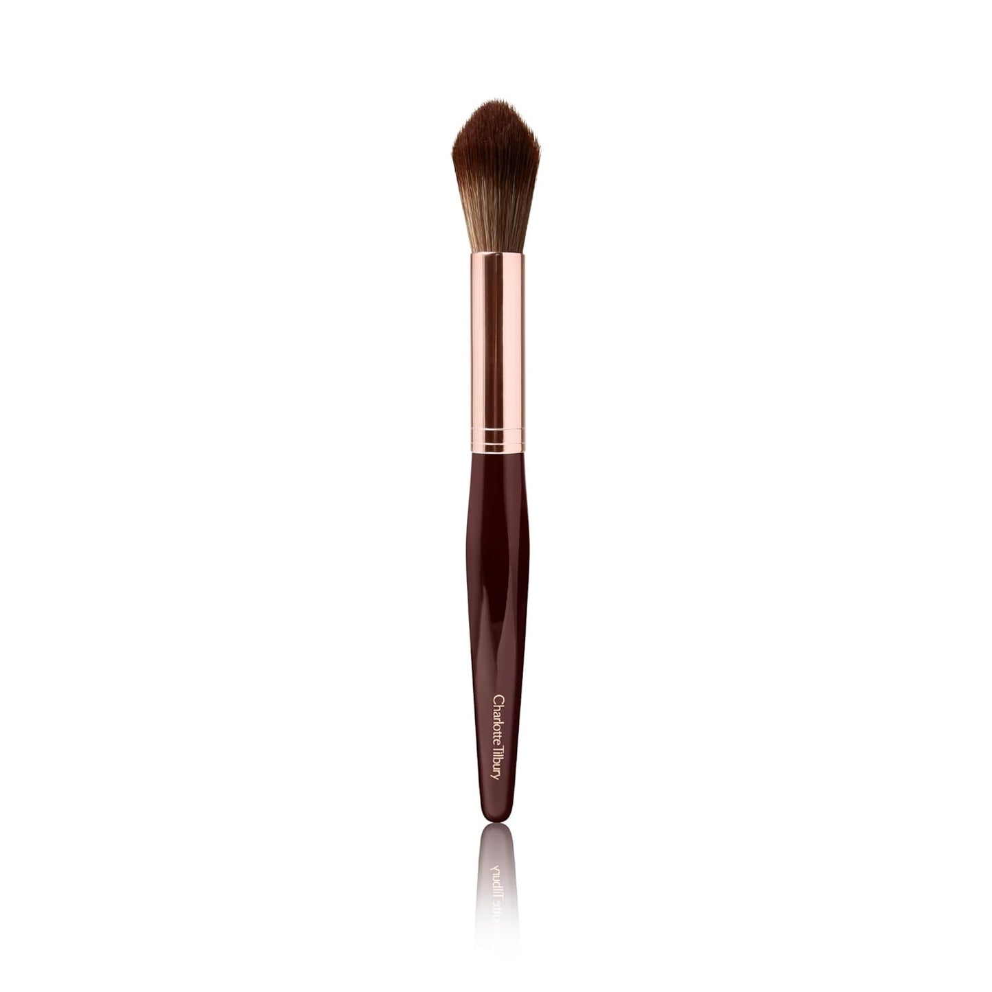 Charlotte Tilbury Contour & Highlighter Makeup Brush - Precise Face Definition with Hand-Pulled Bristles