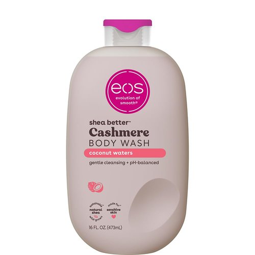 eos Cashmere Body Wash - Moisturizing Coconut Waters Formula with Shea Butter & Vitamin E | 16 fl oz