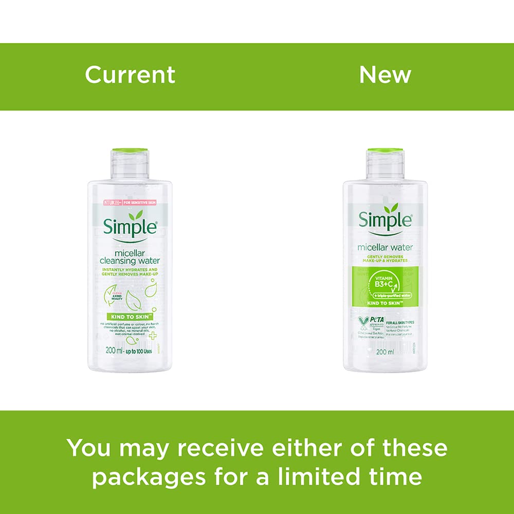 Simple Kind To Skin Micellar Cleansing Water 200Ml