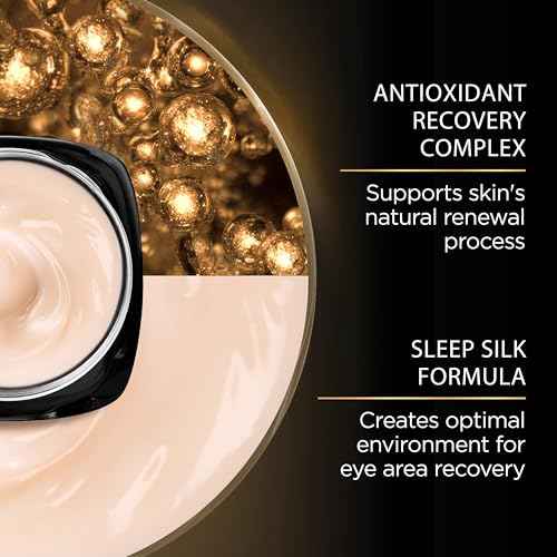 L'Oreal Paris Age Perfect Cell Renewal Midnight Eye Cream, Antioxidant-Rich Under Eye Cream to Treat 8 Signs of Aging, Includes Night Cream Sample