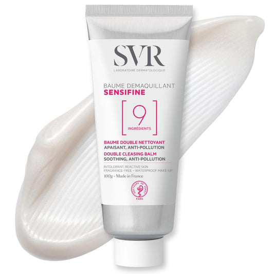 SVR Sensifine Cleansing Balm - Soothing Balm-to-Oil Face Cleanser & Makeup Remover for Sensitive Skin | 3.5 fl. oz.