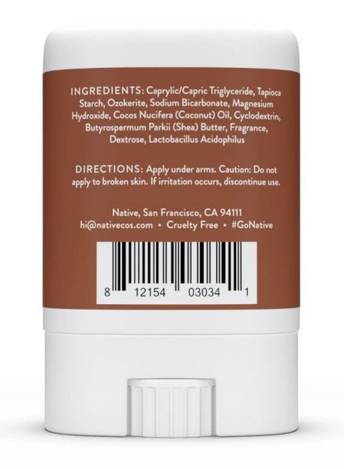Coconut & Vanilla Mini Deodorant - Travel Size, Natural Freshness for On-the-Go Protection