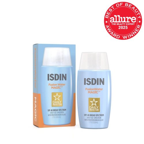 ISDIN Fusion Water MAGIC SPF 40 - Ultralight Face Sunscreen with Hyaluronic Acid & Vitamin E | 1.7 Fl Oz