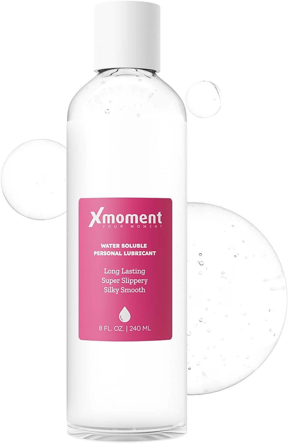 Ultra Smooth | Water-Based Personal Lubricant - 8 Fl Oz pH Balanced Gel for Vaginal & Anal Use