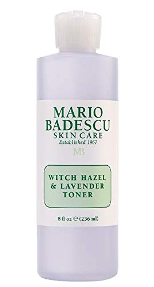 Mario Badescu Witch Hazel Facial Toner - Alcohol-Free, Infused with Lavender & Aloe Vera, 8 Fl Oz