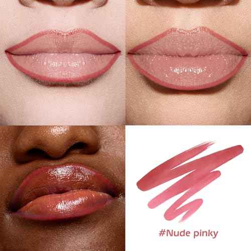 KIMUSE Peel Off Lip Liner Stain, Long Lasting Lip Tint Stain Peel Off, Waterproof, Transfer-Proof, Highly Pigmented Color Peel Off Lip Stain Liner, Matte Finish