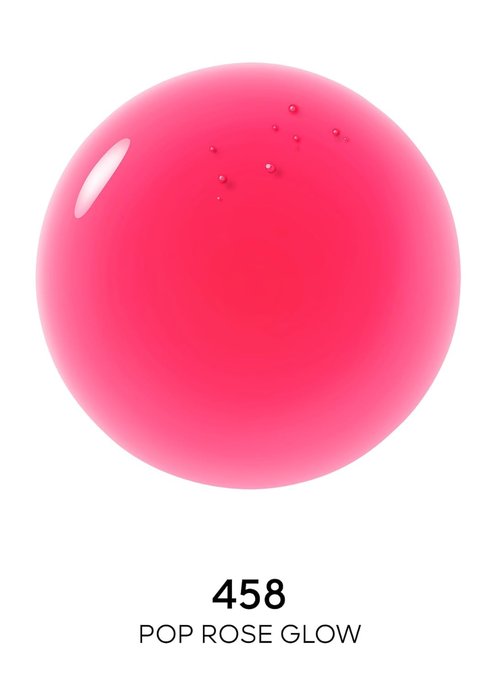 Guerlain Kiss Kiss Bee Glow Oil - 458 Rose Glow Lip Oil for Women | 0.3 oz Hydrating Formula