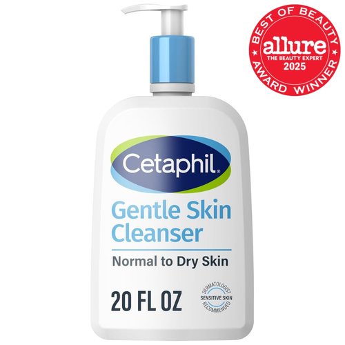 Cetaphil Hydrating Face Wash - Gentle Cleanser for Sensitive Skin | 20 oz, Fragrance-Free & Soap-Free