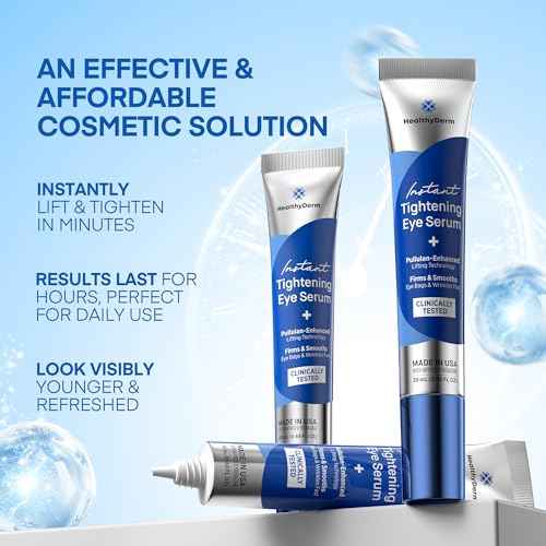 Instant Under Eye Lift Serum - Reduces Eye Bags, Wrinkles, Puffy Eyes, Dark Circles & Crow¡¯s Feet in Minutes - Advanced Firming Polysaccharide Formula for Mature Skin - 20 mL