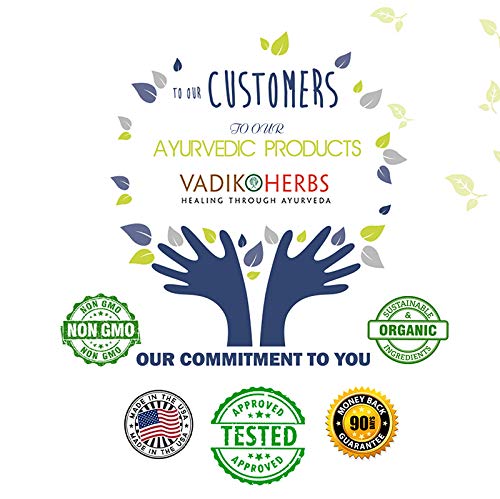 Vadik Herbs Organic Bringraj Bhringraj (Eclipta erecta, Eclipta alba) Powder 100 Vegicaps | Promotes Healthy Hair Growth…