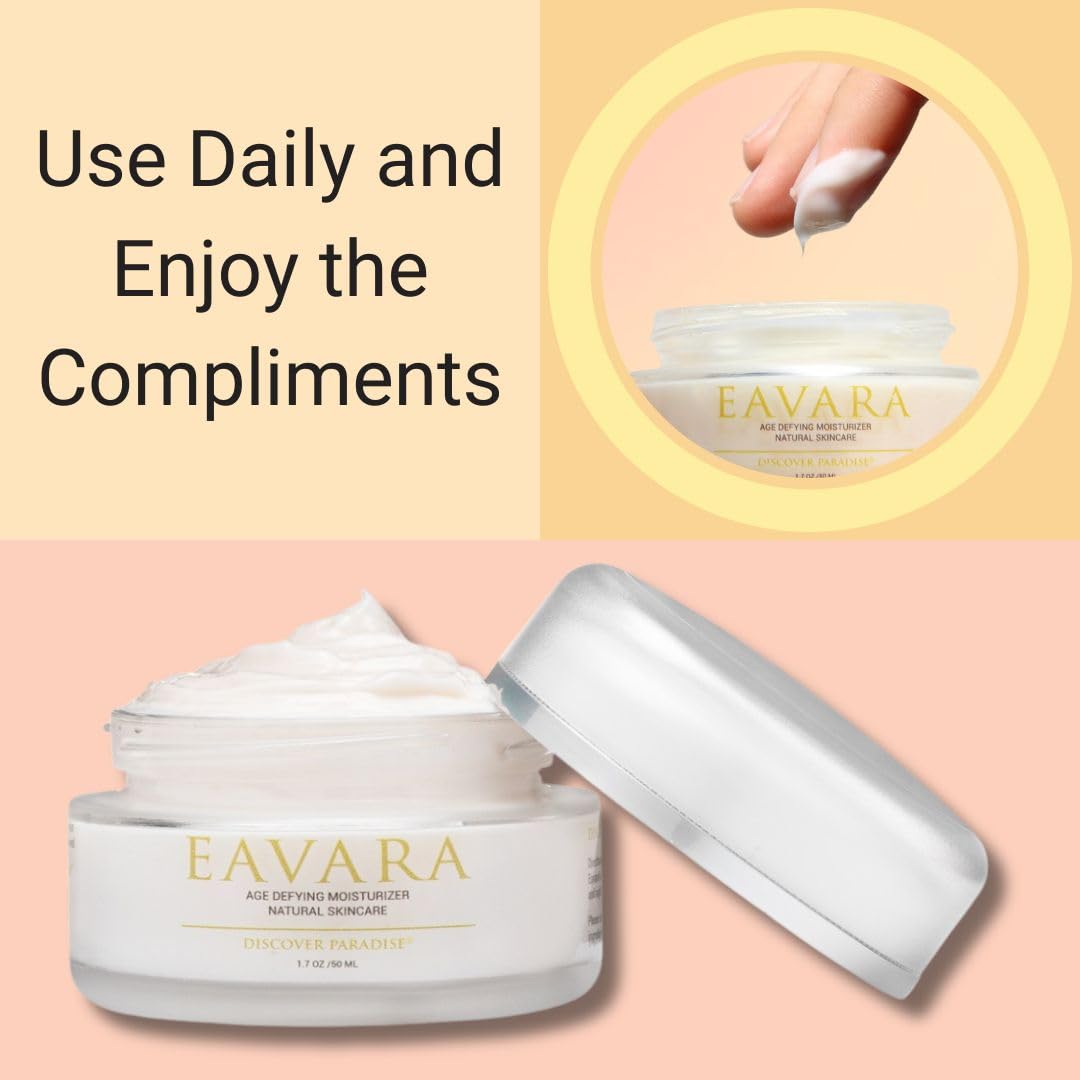 Skiennix Anti-Aging Face Moisturizer - Natural Firming Cream with Hyaluronic Acid & Shea Butter for All Skin Types