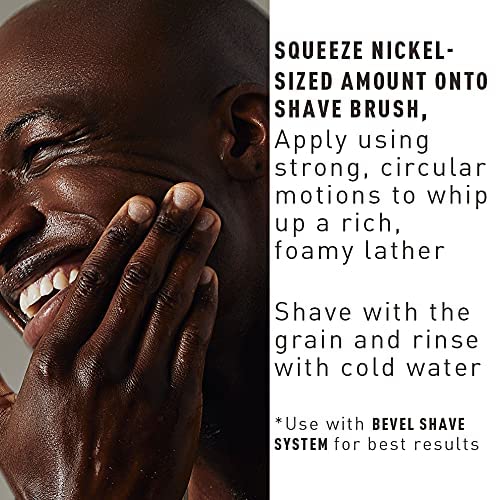 Bevel Shaving Cream - Moisturizing Formula with Aloe Vera & Vitamin E for Smooth Shaves | 4 Fl Oz