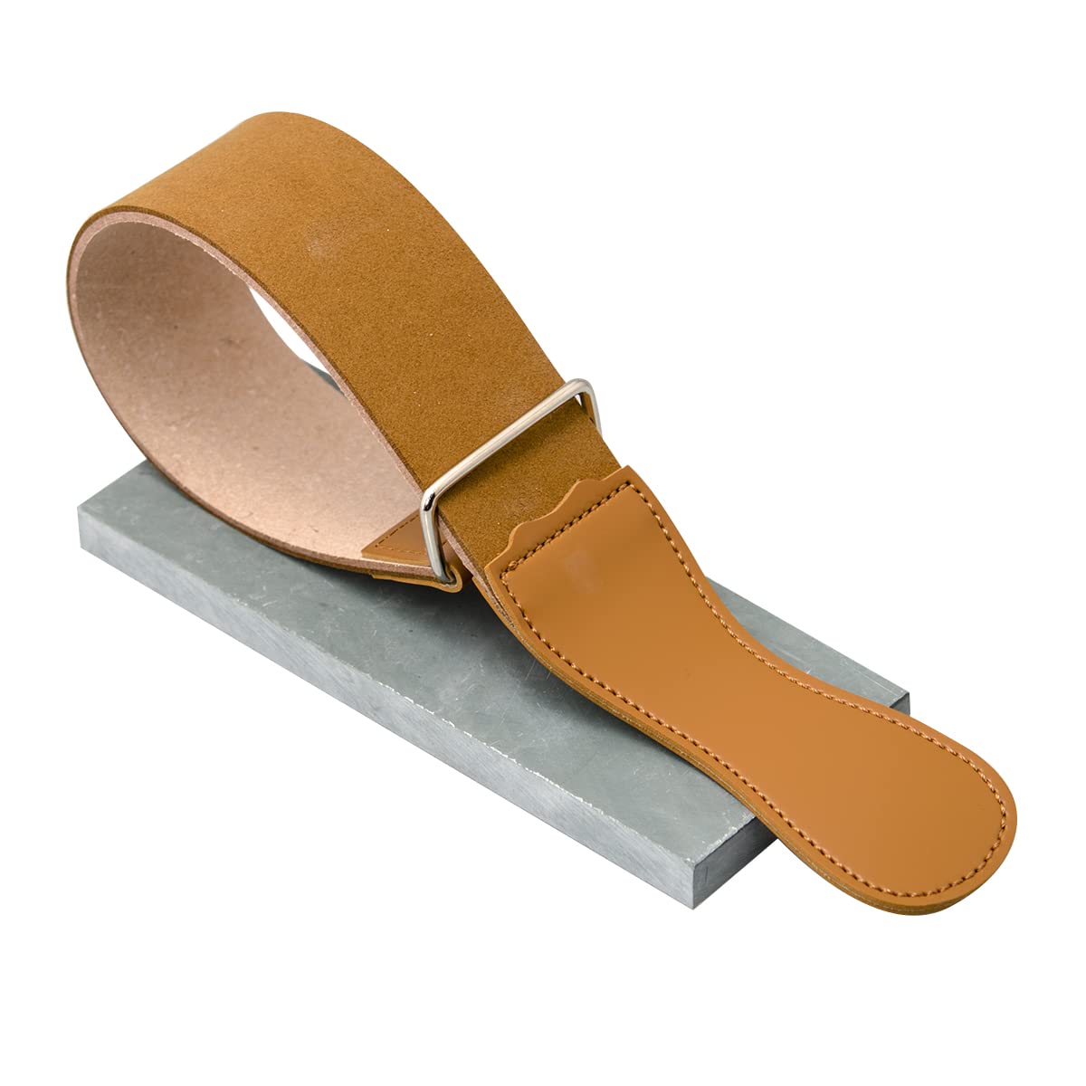 DanNuo Safety Straight Razor Shaving Set for Men with Shaving Brush Browl Barber Razor Strop Sharpening Stone Shaving Soap Polishing Compound Gift Set