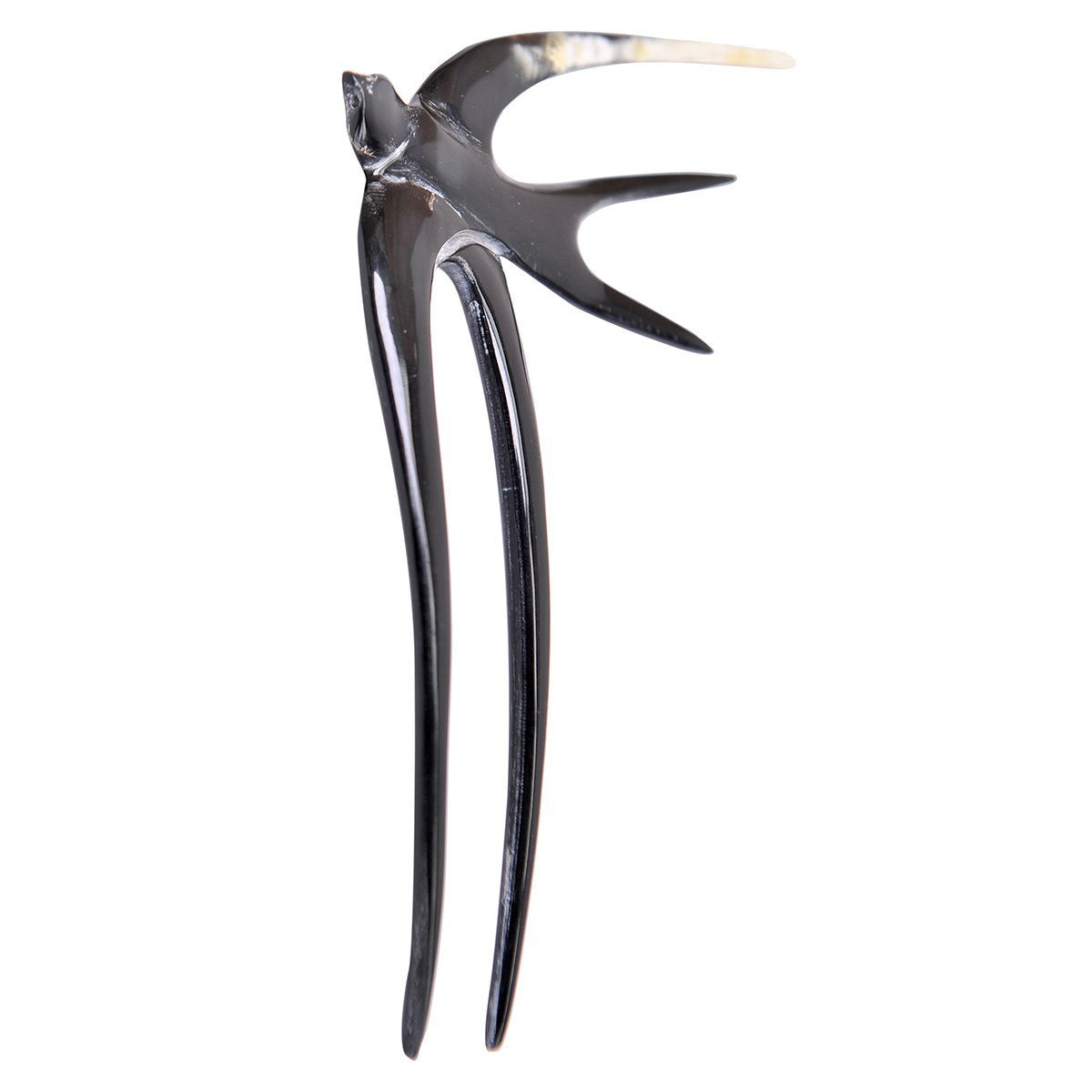 Marycrafts Buffalo Horn Swallow Bird Hair Fork Hair Sticks Accessories Handmade (Style 2)