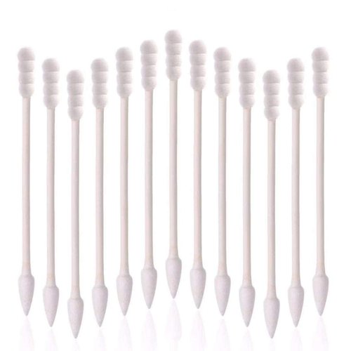 800 Pieces Cotton Swabs, Spiral Pointed Tipped with Paper Stick, Quality Cotton Heads- Sturdy Handle - Multipurpose, 4 Packs, 200 Pieces 1 Pack