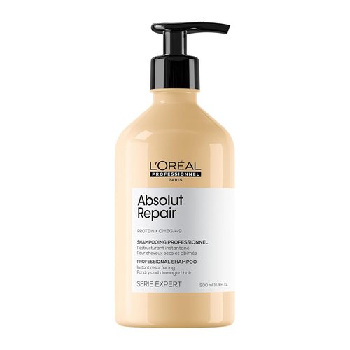 L'Oreal Professionnel Paris Absolut Repair Shampoo - Nourishing Protein Formula for Dry, Damaged Hair