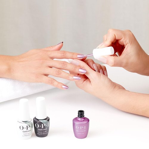 OPI GelColor Gel Nail Polish - Opaque Metallic Finish | UV-Cure Formula | Metallic Mega Mix Collection