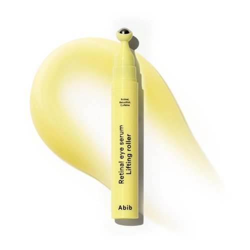 Abib Retinal Eye Serum - Lifting Roller for Wrinkles & Puffiness | 0.5 Fl Oz Travel Size Skincare Essential