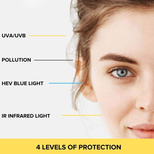 Priori Skincare Tetra Sunscreen Lotion - Broad Spectrum SPF 55 | Universal Skin Tint, Zinc Oxide, 1.7 fl oz