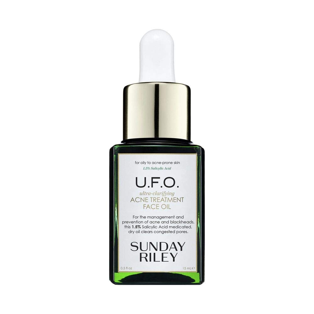Sunday Riley U.F.O. Acne Treatment Face Oil - Ultra-Clarifying Salicylic Acid & Tea Tree Oil