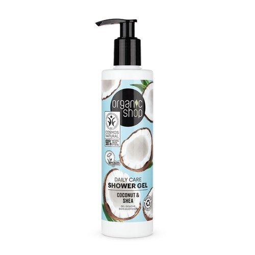 Organic Shop Coconut & Shea Shower Gel - Daily Care Formula | 9.47 Fl Oz