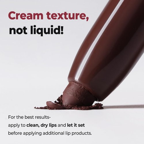 Laka Lip Liner - Rich Cream Glide Texture for Smooth Application | Semi-Matte Finish, 0.02oz #01 Bare Memory