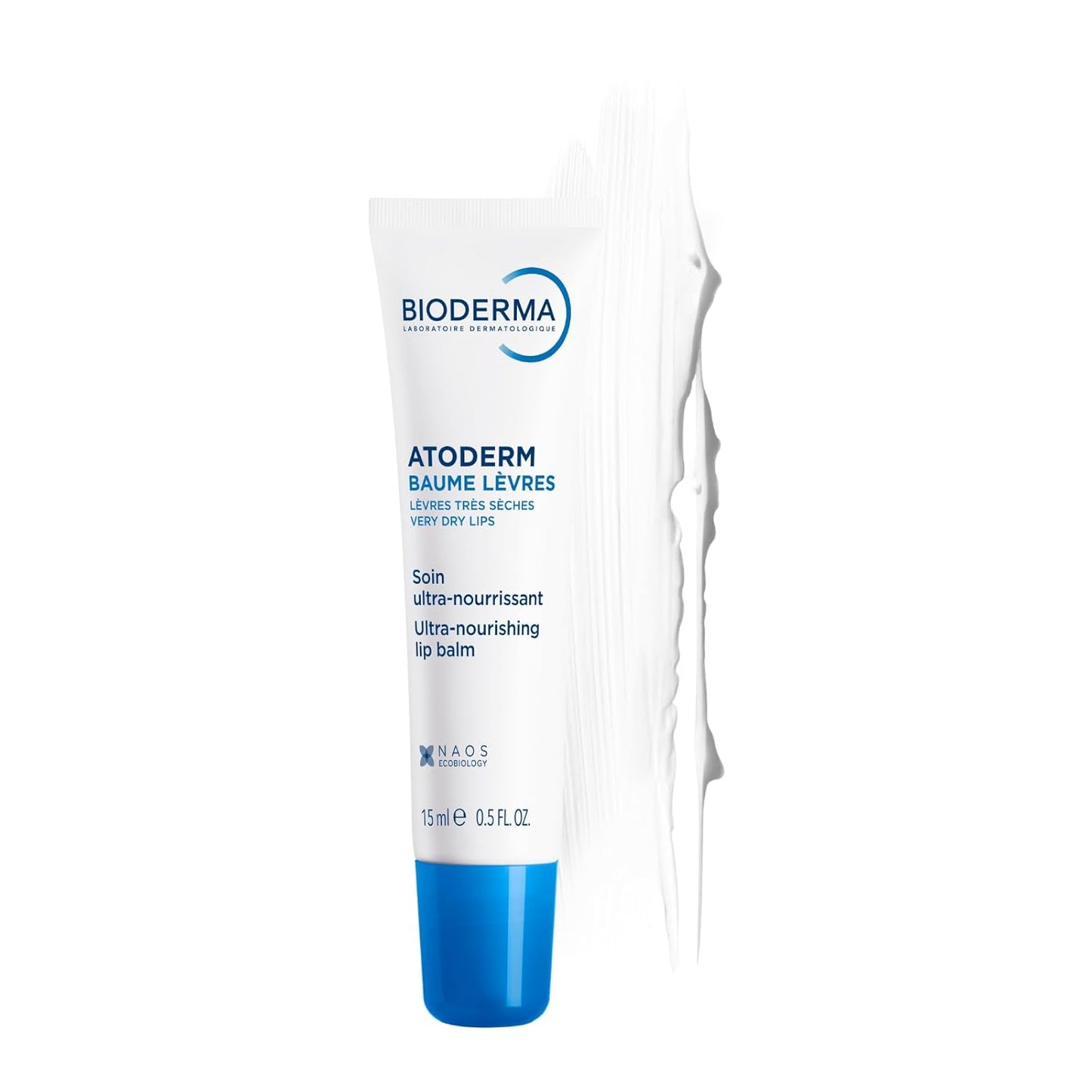 Bioderma Atoderm Lip Balm - Nourishing Moisturizer for Dry, Chapped Lips | 15ml
