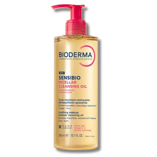 Bioderma Sensibio Micellar Cleansing Oil - Gentle Face Cleanser for Deep Cleansing | 6.7 Fl Oz