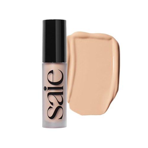 Saie Slip Tint Radiant Cream Concealer - Lightweight Hydrating Makeup for Dark Circles & Blemishes | Shade 6 (0.17 oz)
