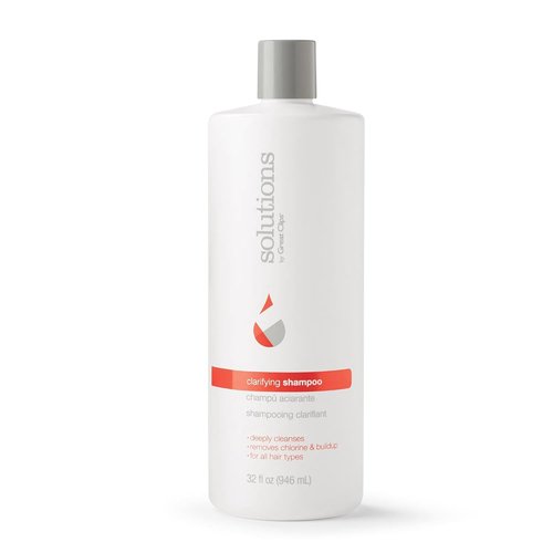 Great Clips Clarifying Shampoo - 32 fl oz | Removes Build-Up | Ideal for All Hair Types & Swimmers