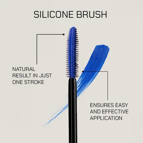 Radiant Professional Studio Mascara - Volumizing & Lengthening, Smudge-Proof, 0.30 oz (Purple)