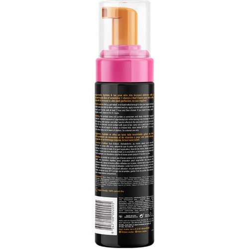 b.tan Dark Self Tanner Mousse - 1 Hour Express Sunless Tanning Treatment with Ceramides & Vitamin C | 6.7 Fl Oz
