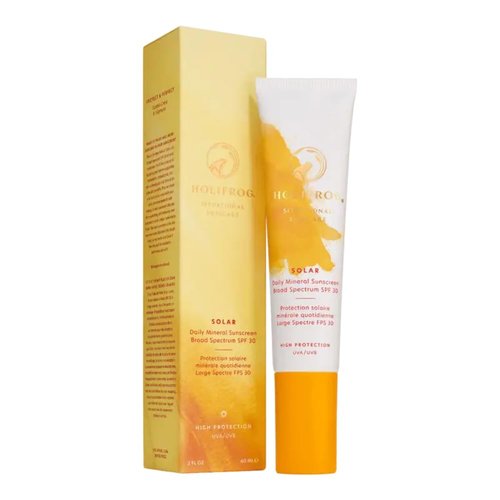 Holifrog Solar Daily Mineral Sunscreen - Broad Spectrum SPF 30 | 60ml (2.1 Fl Oz) for Daily Protection