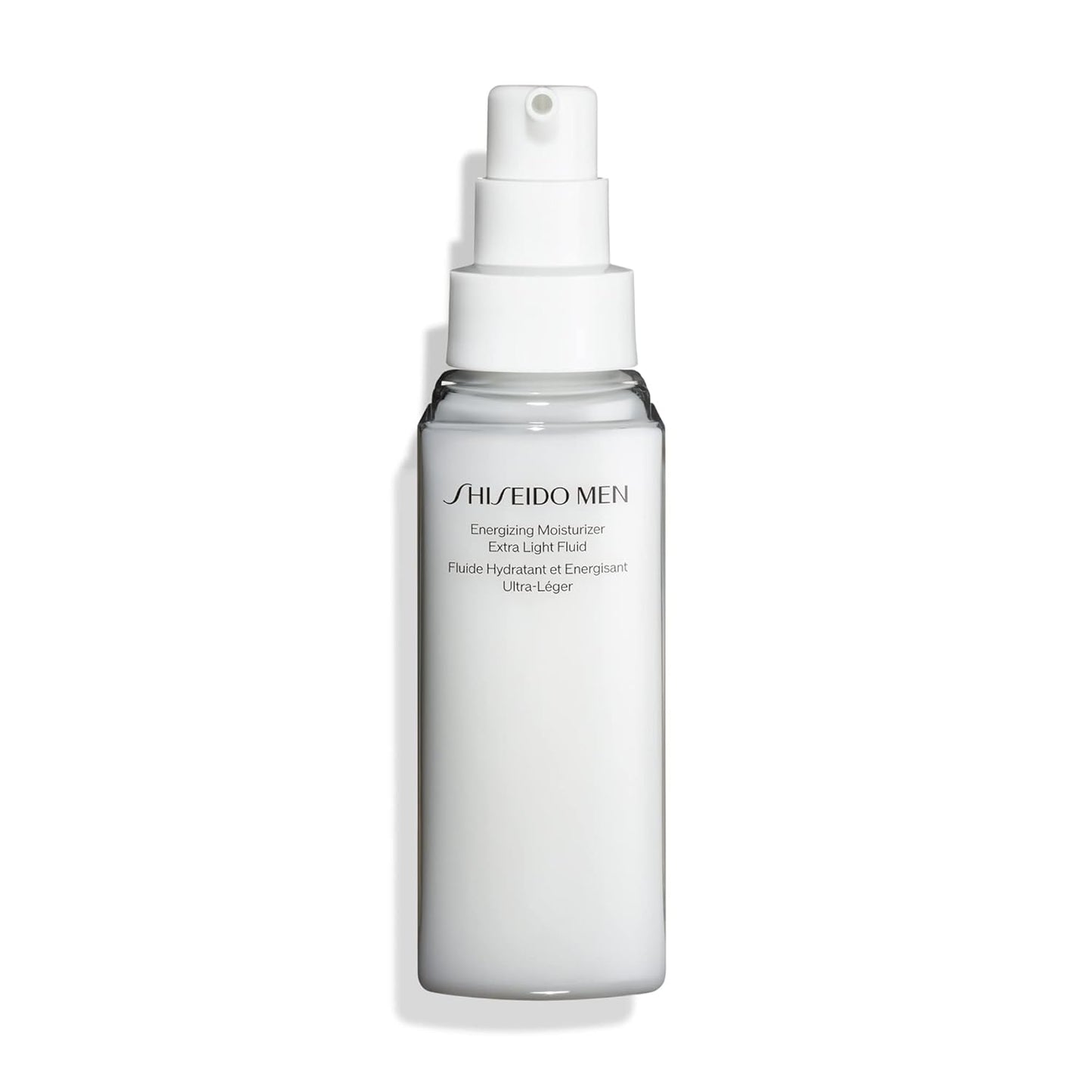 Shiseido Men Energizing Moisturizer - Extra Light Fluid 100 mL | Reduces Fine Lines & Dullness, Non-Greasy Texture