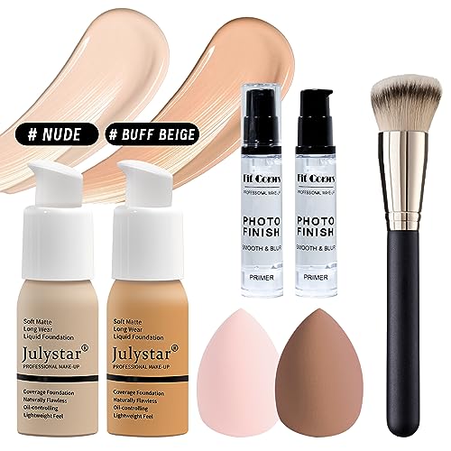 YBUETE Makeup Set for Women Full Kit, Multipurpose Women’s Makeup Sets, Includes Eyeshadow Palette, Foundation Face Primer, Liquid Lipstick, Eyebrow Pencil Eyeliner Mascara, Makeup Brush