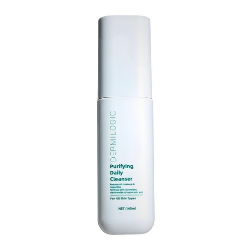 **Purifying Daily Cleanser - Deep Cleanse & Hydrate | Niacinamide, Ceramides & Hyaluronic Acid**